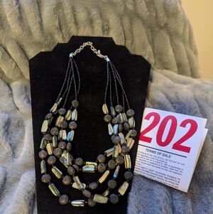 Lot 202 Premier Designs 5 Strand Necklace